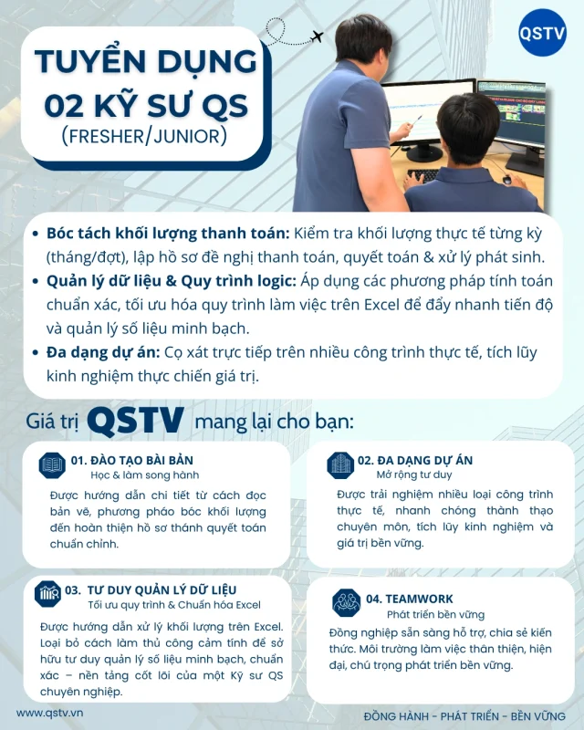 Áp phích tuyển dụng tháng 9/2026 của QSTV